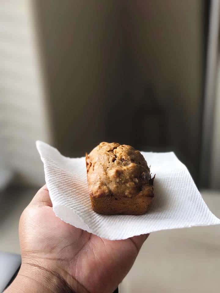 mini banana bread loaves