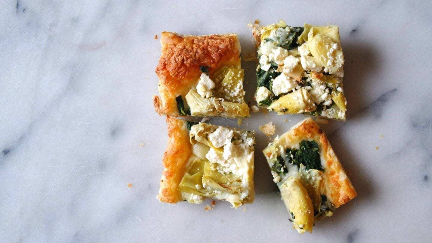 Spinach-Artichoke-Tart