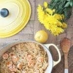 lemon pasta with shrimp