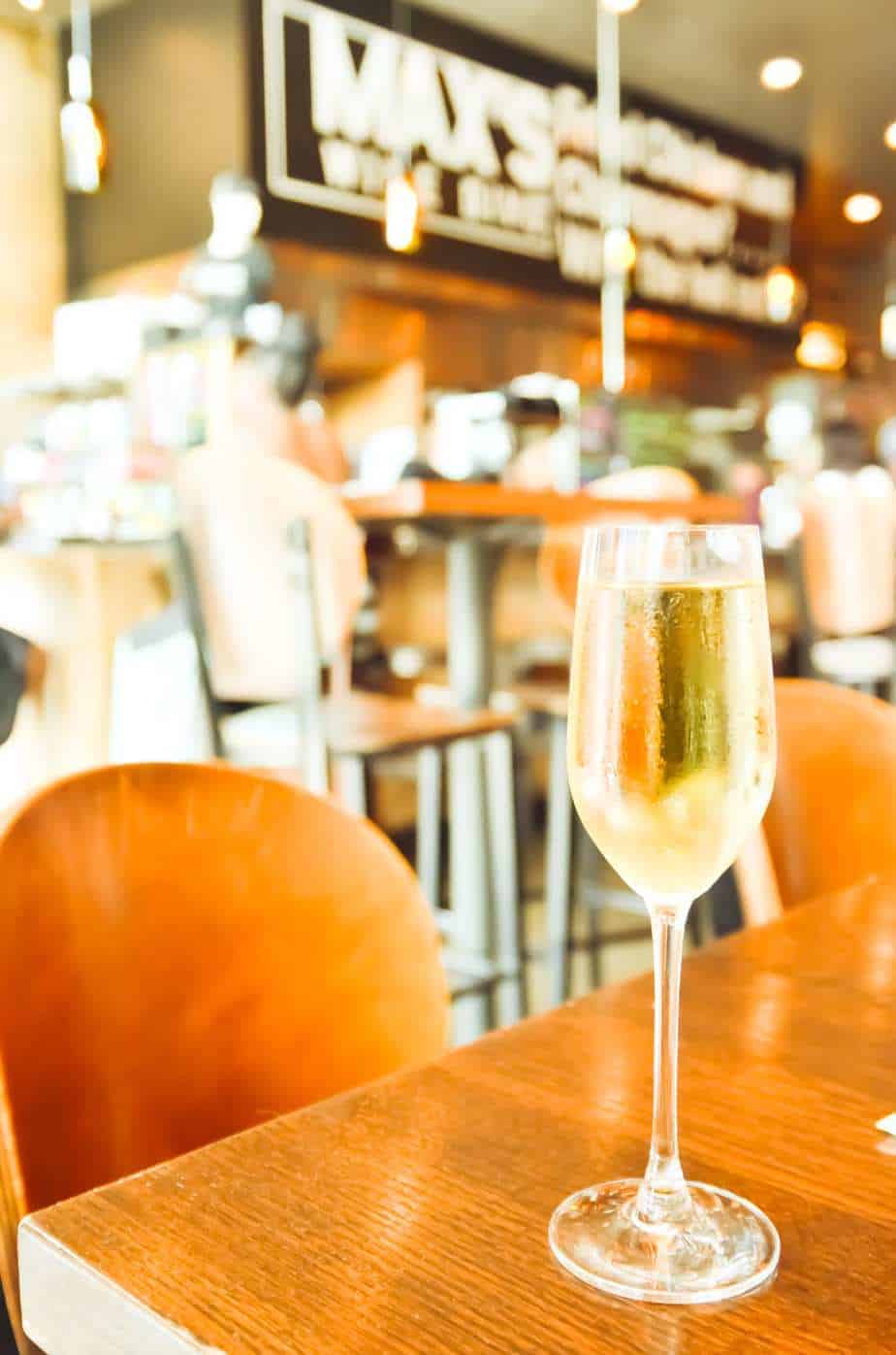 Champagne at Max's Wine Dive