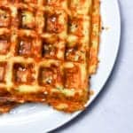 Everything bagel chaffle