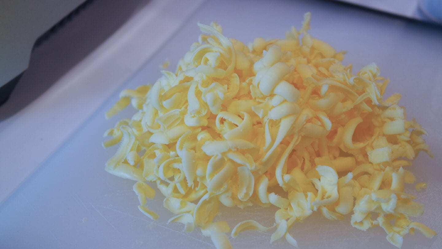 grated butter