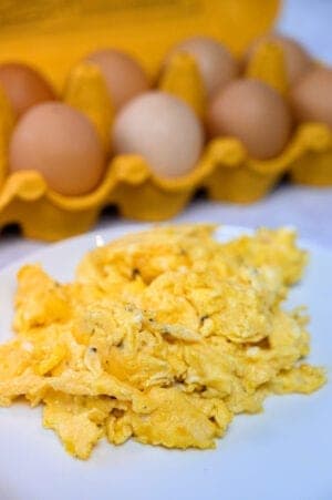 perfect scrambled eggs