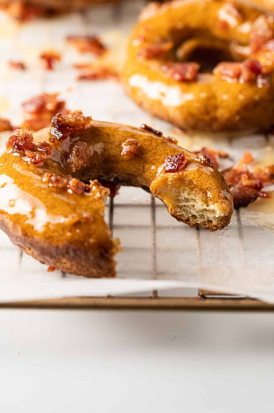 Maple bacon donuts