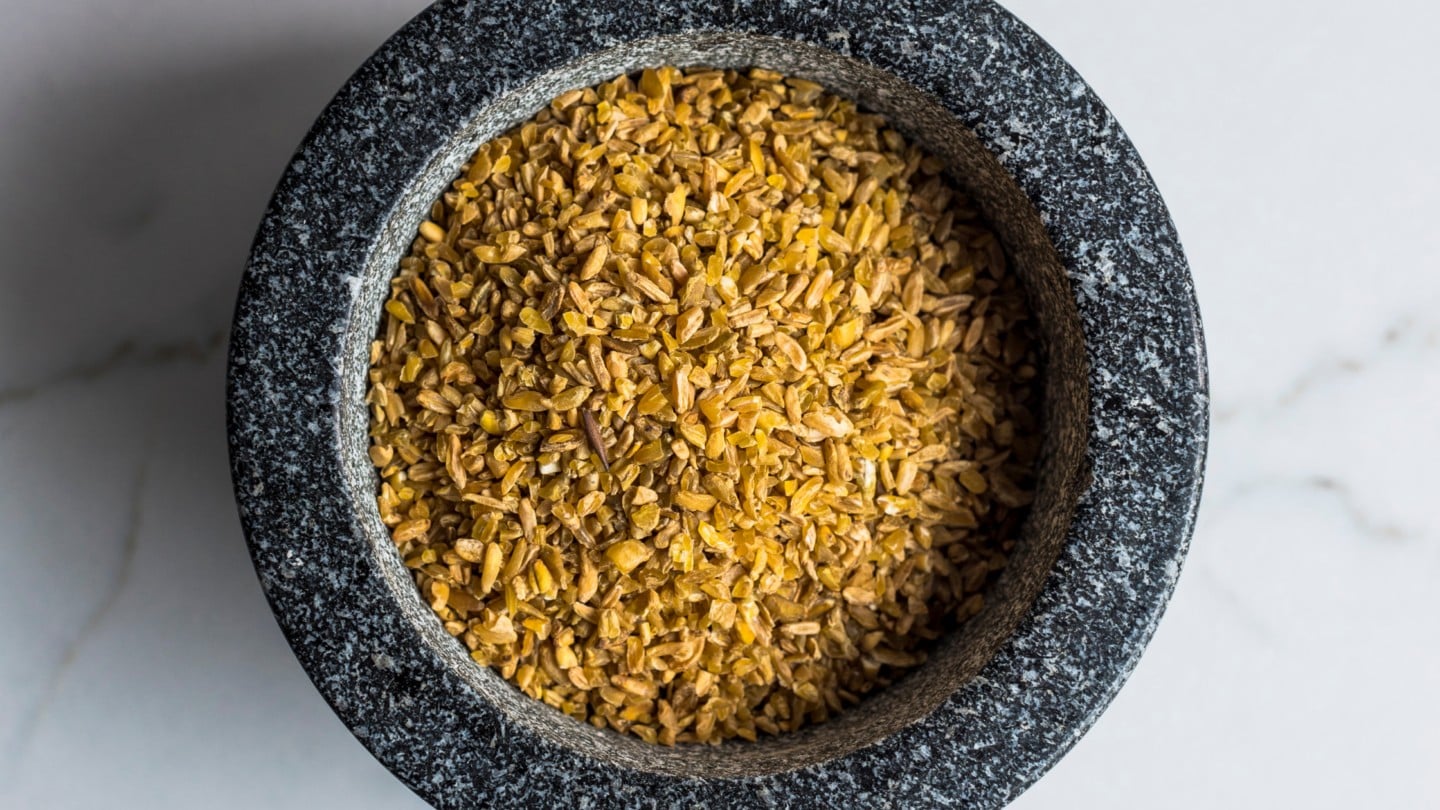 Freekeh in a bowl