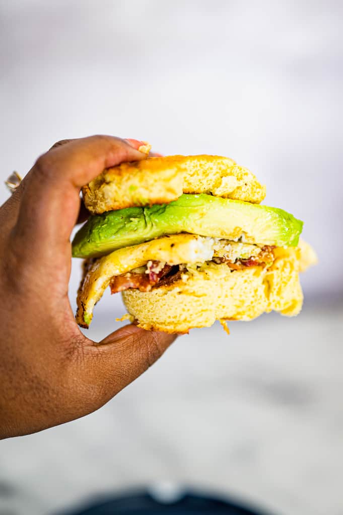 sandwich on 90 second keto bread