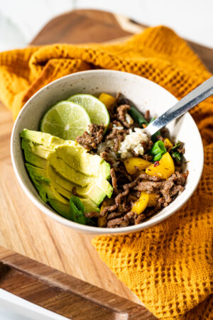 Jamaican Jerk Beef Bowl