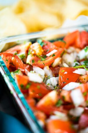 pico de gallo in a bowl