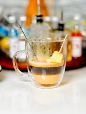 affogato with a magnum bar
