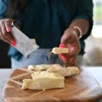 butter on a butchers block