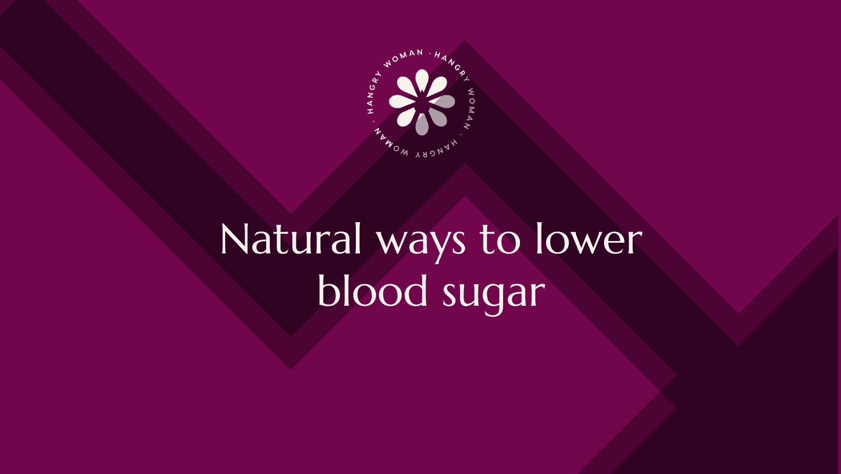purple graphic with arrow pointing downward