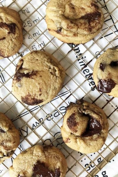 Salted Chocolate Chip Cookies