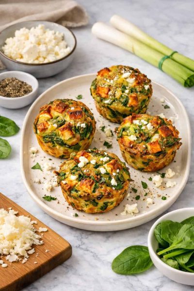 Spinach and Feta Muffins